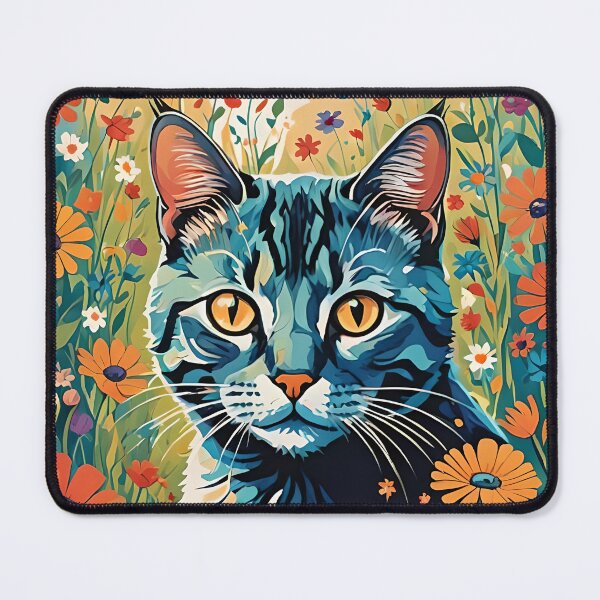 Item preview, Meadow Flowers Kitty designed and sold by Simply Figs.