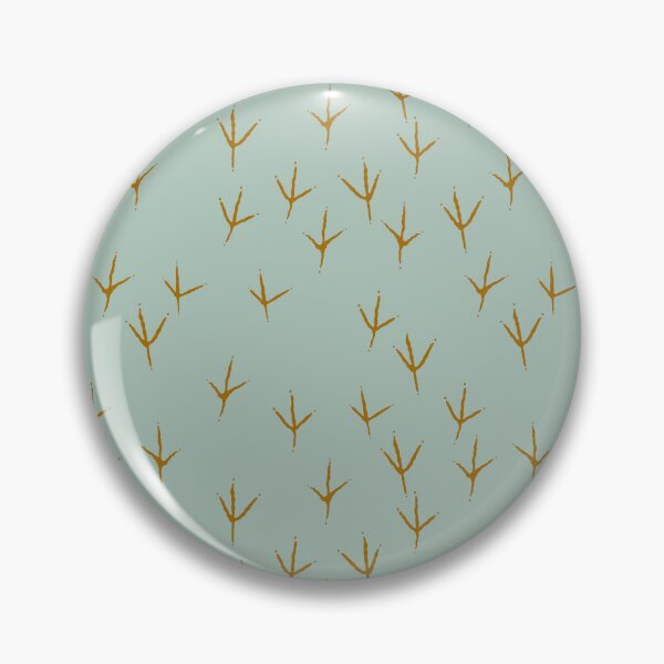 Item preview, Great blue heron tracks on teal background designed and sold by aysegulkacar.