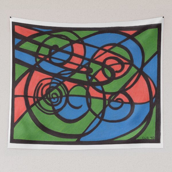 Item preview, Blue, Green and Red Spirals designed and sold by SimpleVision4U.
