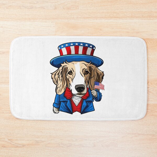 Item preview, Funny 4th of July Borzoi Dog designed and sold by whyitsme.