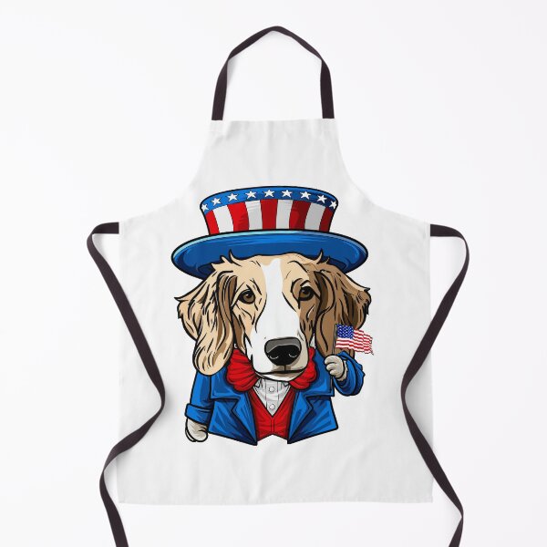 Item preview, Funny 4th of July Borzoi Dog designed and sold by whyitsme.