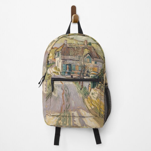 Item preview, Van Gogh-Style French Cottage | Post-Impressionist Rural Landscape. Art By Carraann designed and sold by CARRAANN.
