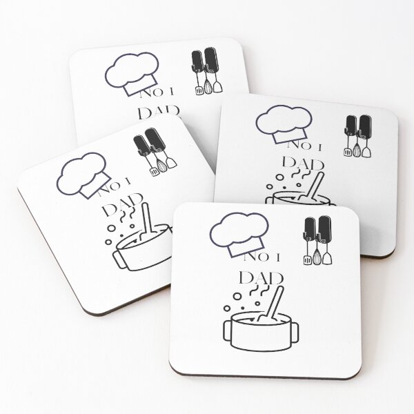 Item preview, No.1 DAD Cook , love dad, daddy, cook, designed and sold by GOLDENGARDENART.