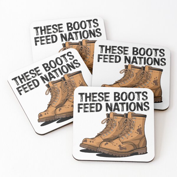 Item preview, These Boots Feed Nations designed and sold by SignumShop.