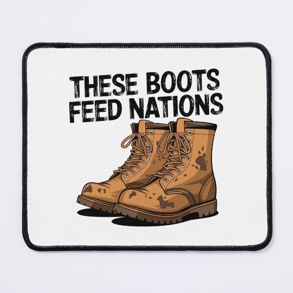 Item preview, These Boots Feed Nations designed and sold by SignumShop.