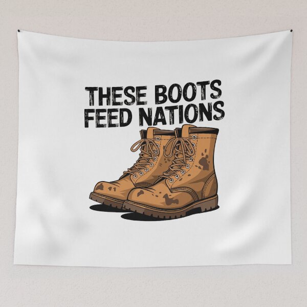 Item preview, These Boots Feed Nations designed and sold by SignumShop.