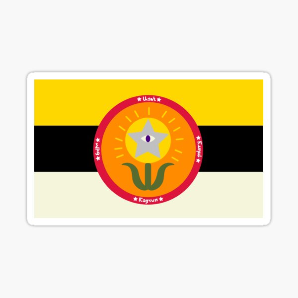 Sim Oeste Rural (SOR) - Bandera Pegatina