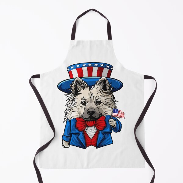 Item preview, Funny 4th of July Keeshond Dog designed and sold by whyitsme.
