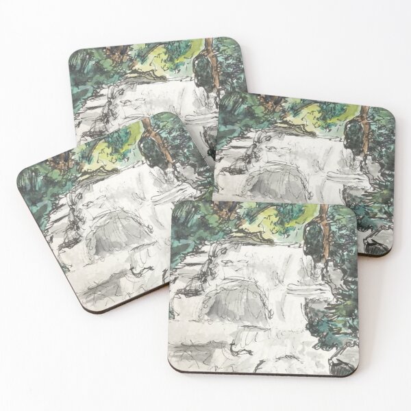 Item preview, A Waterfall in Devon designed and sold by Dianna Hardy Art.