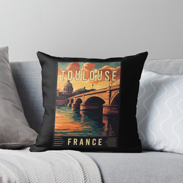 Item preview, Discover Stunning Toulouse in France - Travel Art designed and sold by turtlestart.