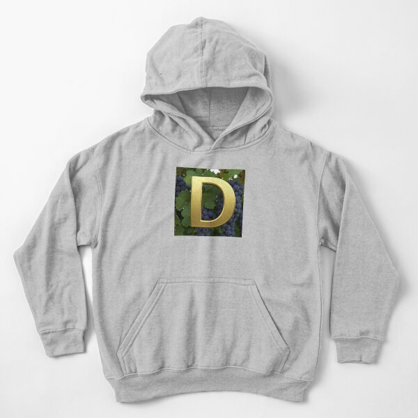 VINEYARD LETTER D Kids Pullover Hoodie
