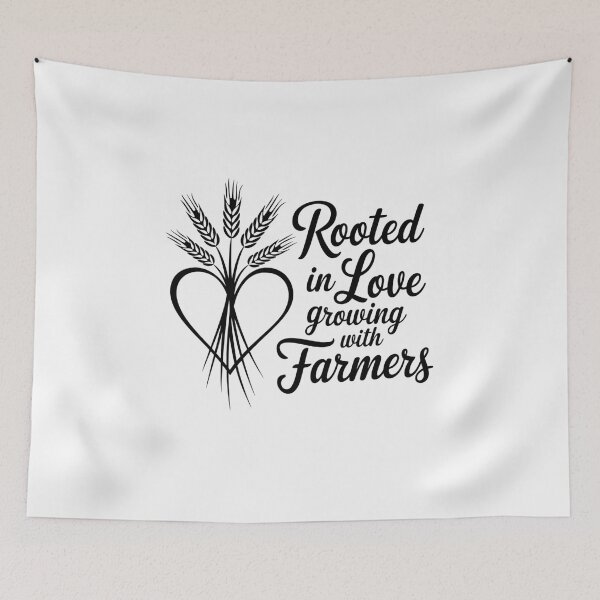 Item preview, Rooted in Love, Growing with Farmers designed and sold by SignumShop.