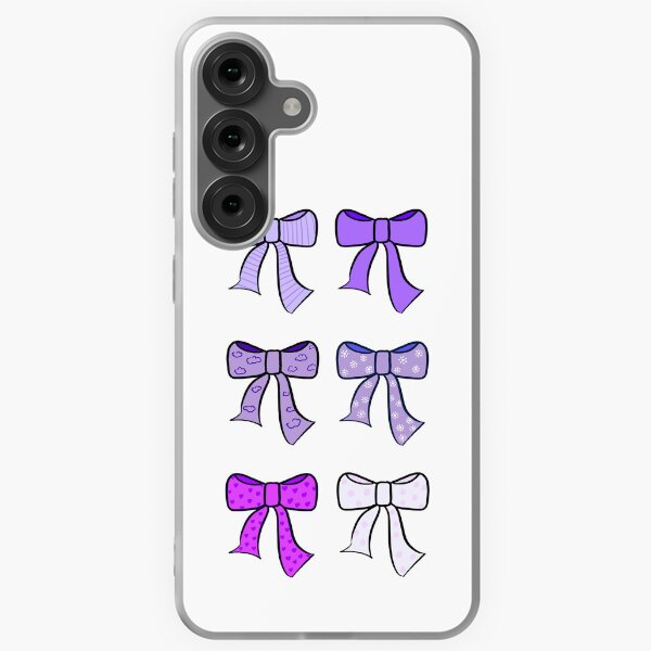 Item preview, Purple Patterned Bows designed and sold by doctorgifts.