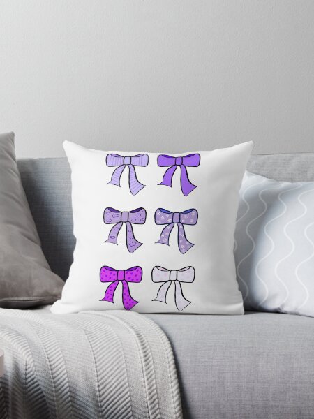 Item preview, Purple Patterned Bows designed and sold by doctorgifts.