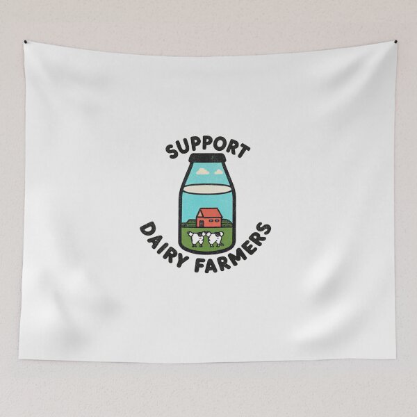 Item preview, Support Dairy Farmers designed and sold by SignumShop.