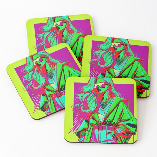 Item preview, Neon Pop Art Fashion – Bold Streetwear Aesthetic designed and sold by ANIARTONLINE.