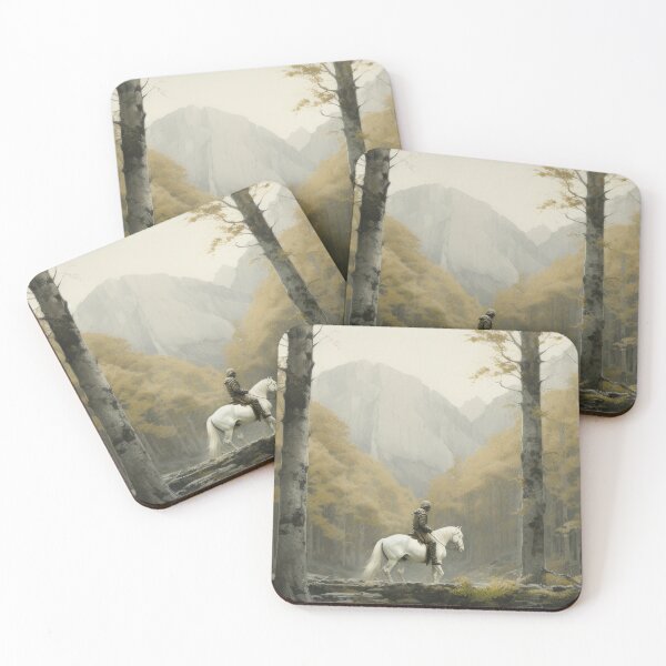Item preview, A Lone Rider in a Magic Forest designed and sold by MelaFay.