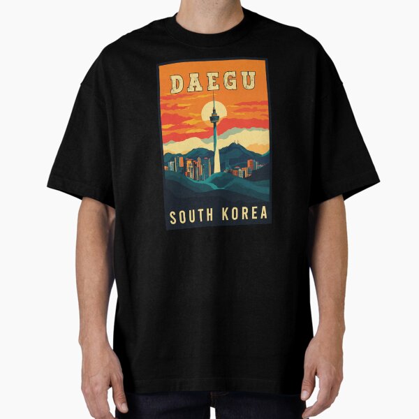 Vista previa del artículo con la obra «Experimente la vibrante Daegu en Corea del Sur - Travel Art», diseñado y vendido por turtlestart.