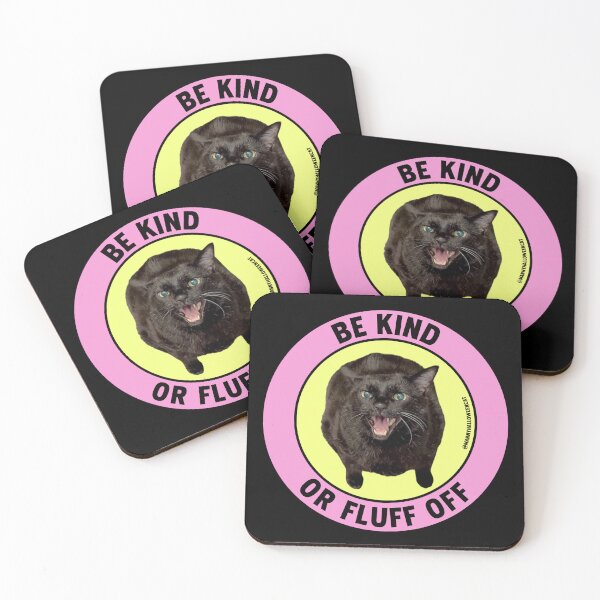 Item preview, Be Kind or Fluff Off • Featuring Manny Halloween Cat designed and sold by MannyShop.