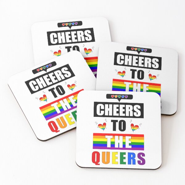 Item preview, Cheers to the Queers Funny LGBTQ designed and sold by SalonOfArt.