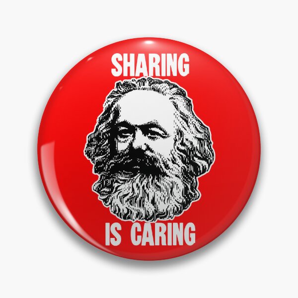 Item preview, Karl Marx: Sharing Is Caring designed and sold by Good-Looking Corpse.