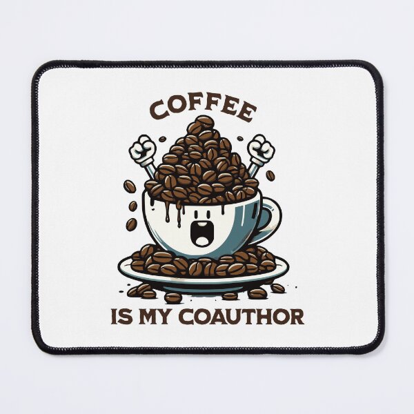 Item preview, Coffee Is My Coauthor | Funny Faculty Gift | Peer Review | Academic Publishing | Journal Article Writing | Funny Professor Gift designed and sold by jadedscientist.
