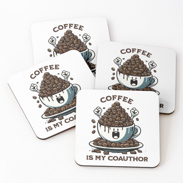 Item preview, Coffee Is My Coauthor | Funny Faculty Gift | Peer Review | Academic Publishing | Journal Article Writing | Funny Professor Gift designed and sold by jadedscientist.