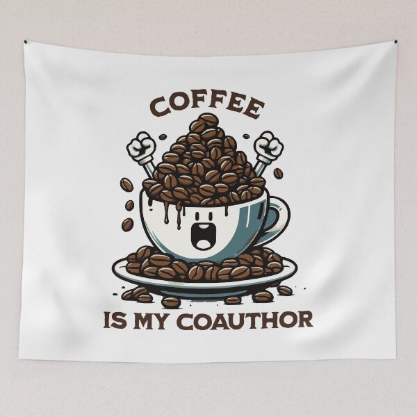 Item preview, Coffee Is My Coauthor | Funny Faculty Gift | Peer Review | Academic Publishing | Journal Article Writing | Funny Professor Gift designed and sold by jadedscientist.