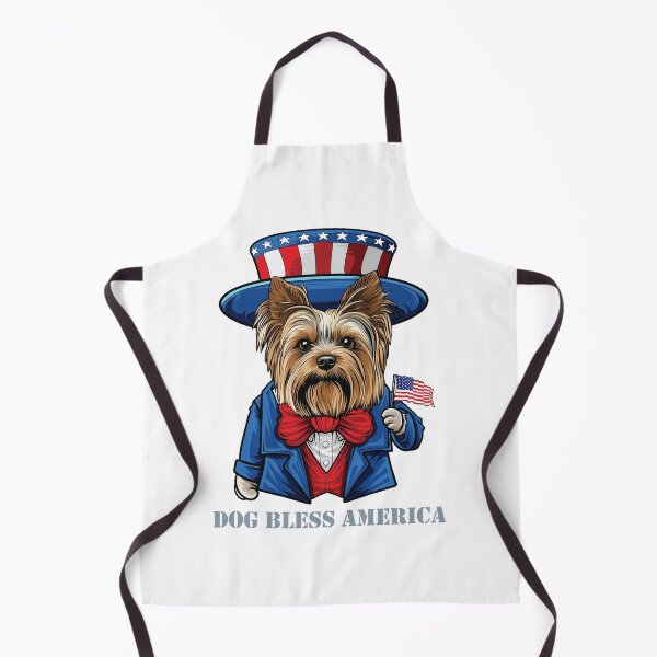 Item preview, Funny 4th of July Silky TerrierDog Bless America designed and sold by whyitsme.