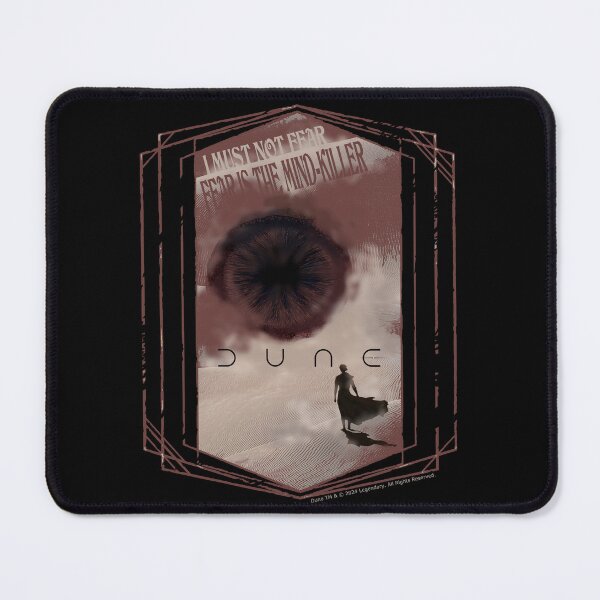 Item preview, DUNE. Fear Is The Mind Killer (black background) designed and sold by bekksa.