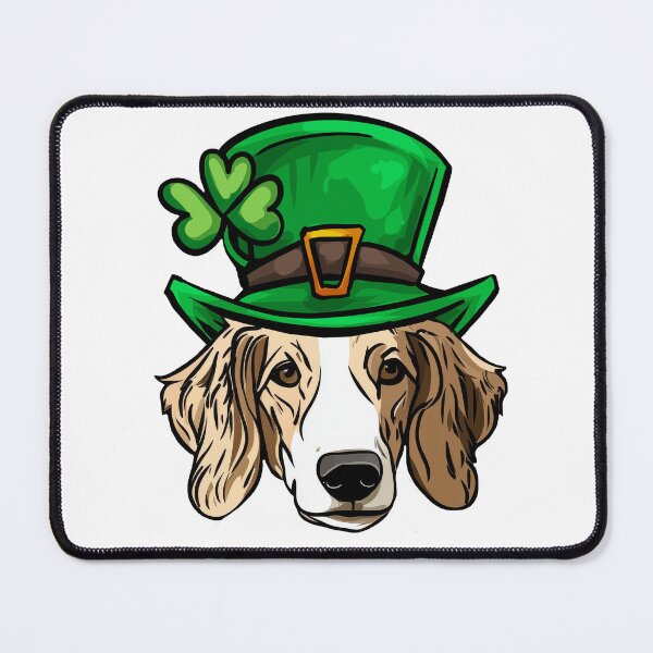 Item preview, Funny St Patricks Day Borzoi  Dog designed and sold by whyitsme.