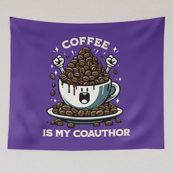 Item preview, Coffee Is My Coauthor | Peer Review | Academic Publishing | Journal Article Writing | Funny Faculty Gift | Funny Professor Gift designed and sold by jadedscientist.