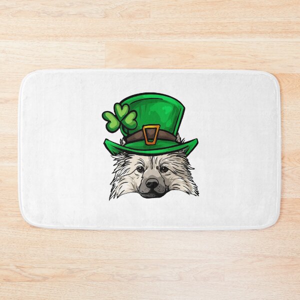 Item preview, Funny St Patricks Day Keeshond Dog designed and sold by whyitsme.