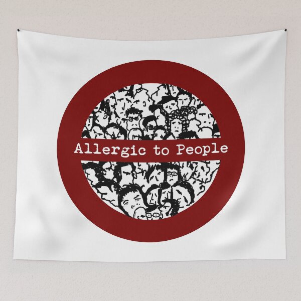 Item preview, Allergic To People designed and sold by 300Spikes.