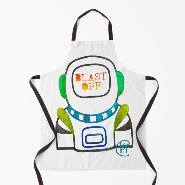 Item preview, Blast Off Astronaut Art  designed and sold by Kalli Taub Art.