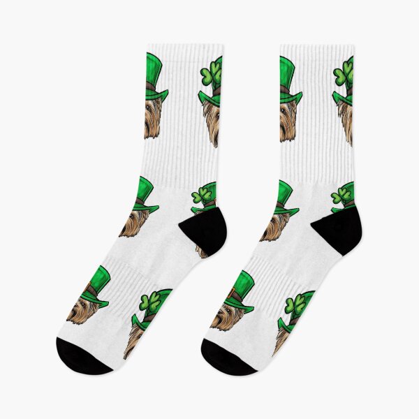 Item preview, Funny St Patricks Day Silky Terrier Dog designed and sold by whyitsme.