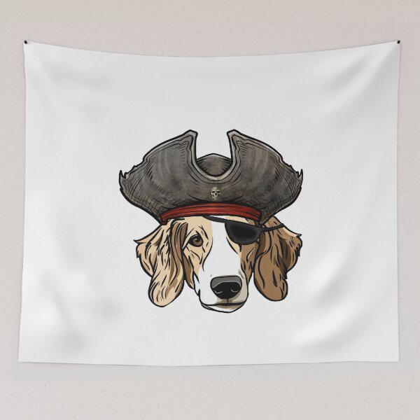Item preview, Pirate Borzoi Dog designed and sold by whyitsme.
