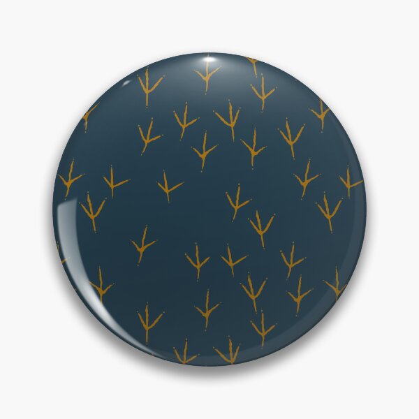 Item preview, Great blue heron tracks on dark blue background designed and sold by aysegulkacar.