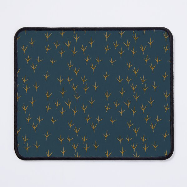 Item preview, Great blue heron tracks on dark blue background designed and sold by aysegulkacar.