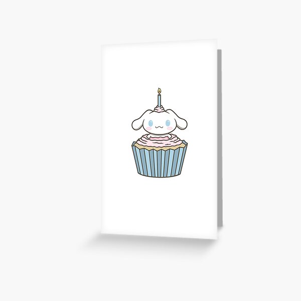 Item preview, Cinnamoroll Birthday Cupcake Surprise designed and sold by lalalucyfour.