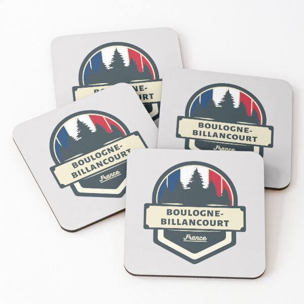 Item preview, Boulogne-Billancourt France Retro Vintage Badge designed and sold by World Designs.