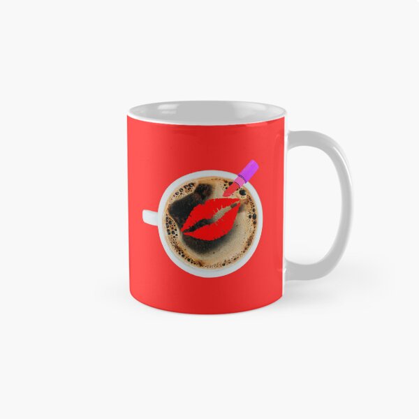 Item preview, "Coffee Kiss - Romantic Lipstick Mug & T-Shirt Design" designed and sold by Design by Anthony .