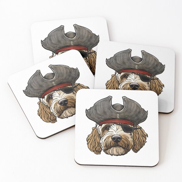 Item preview, Pirate Labradoodle Dog designed and sold by whyitsme.