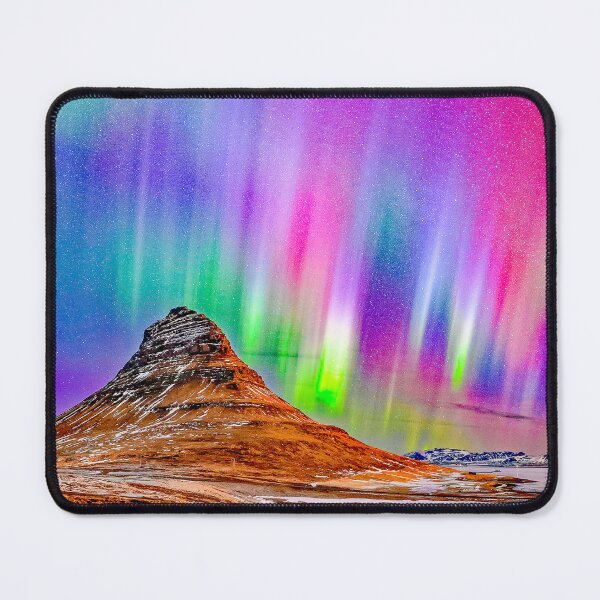 Item preview, Aurora Borealis, Northern Lights natural light display that occurs in the Earth's polar regions. This phenomenon creates vibrant & dynamic green, pink,  purple & more dance across the night sky  designed and sold by MoreEZUSA-Here.