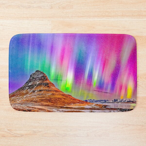 Item preview, Aurora Borealis, Northern Lights natural light display that occurs in the Earth's polar regions. This phenomenon creates vibrant & dynamic green, pink,  purple & more dance across the night sky  designed and sold by MoreEZUSA-Here.
