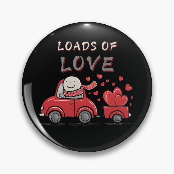 Item preview, Loads Of Love Trucks Valentine's Day designed and sold by Maggie Mustard.