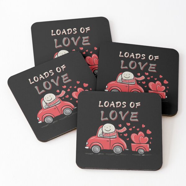 Item preview, Loads Of Love Trucks Valentine's Day designed and sold by Maggie Mustard.