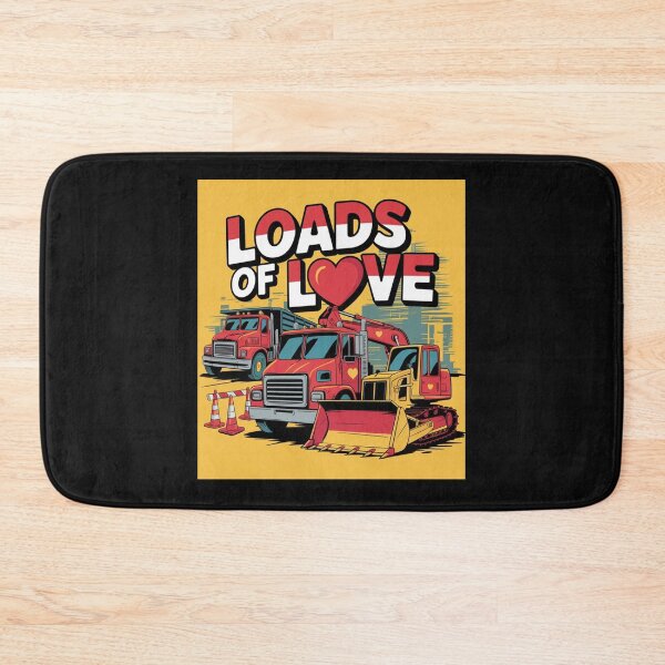 Item preview, Loads Of Love Trucks Valentine's Day designed and sold by Maggie Mustard.