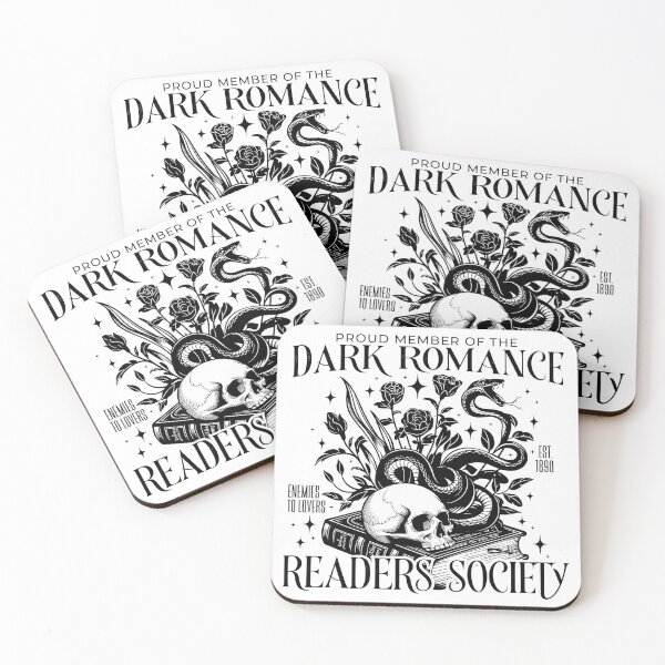 Item preview, Proud Member of the Dark Romance Readers Society designed and sold by Kate's Cozy Place.