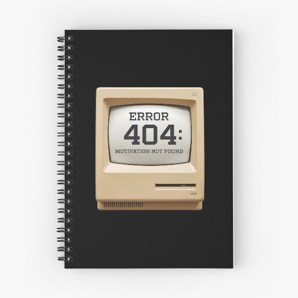 Item preview, Error 404: Motivation Not Found designed and sold by Orca Chuckle Studios.